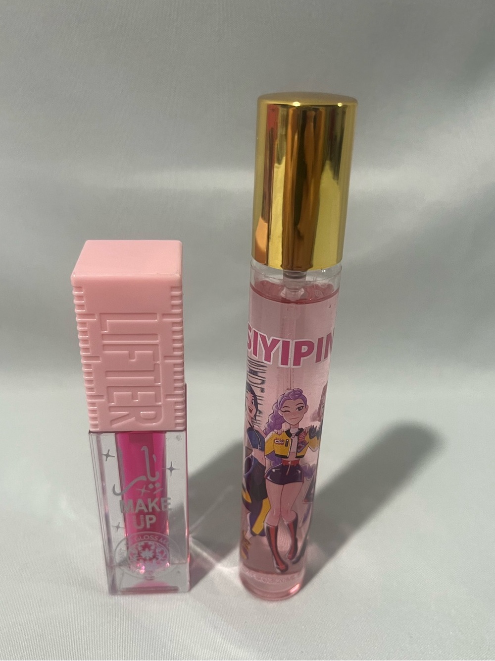 Pink Lip Gloss & K-pop perfume